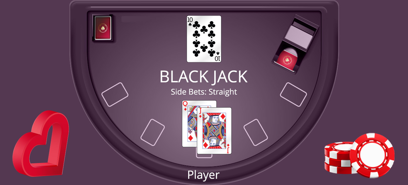 Blackjack Straight Flush Explained Part of the 21+3 Side Bet Heart Bingo